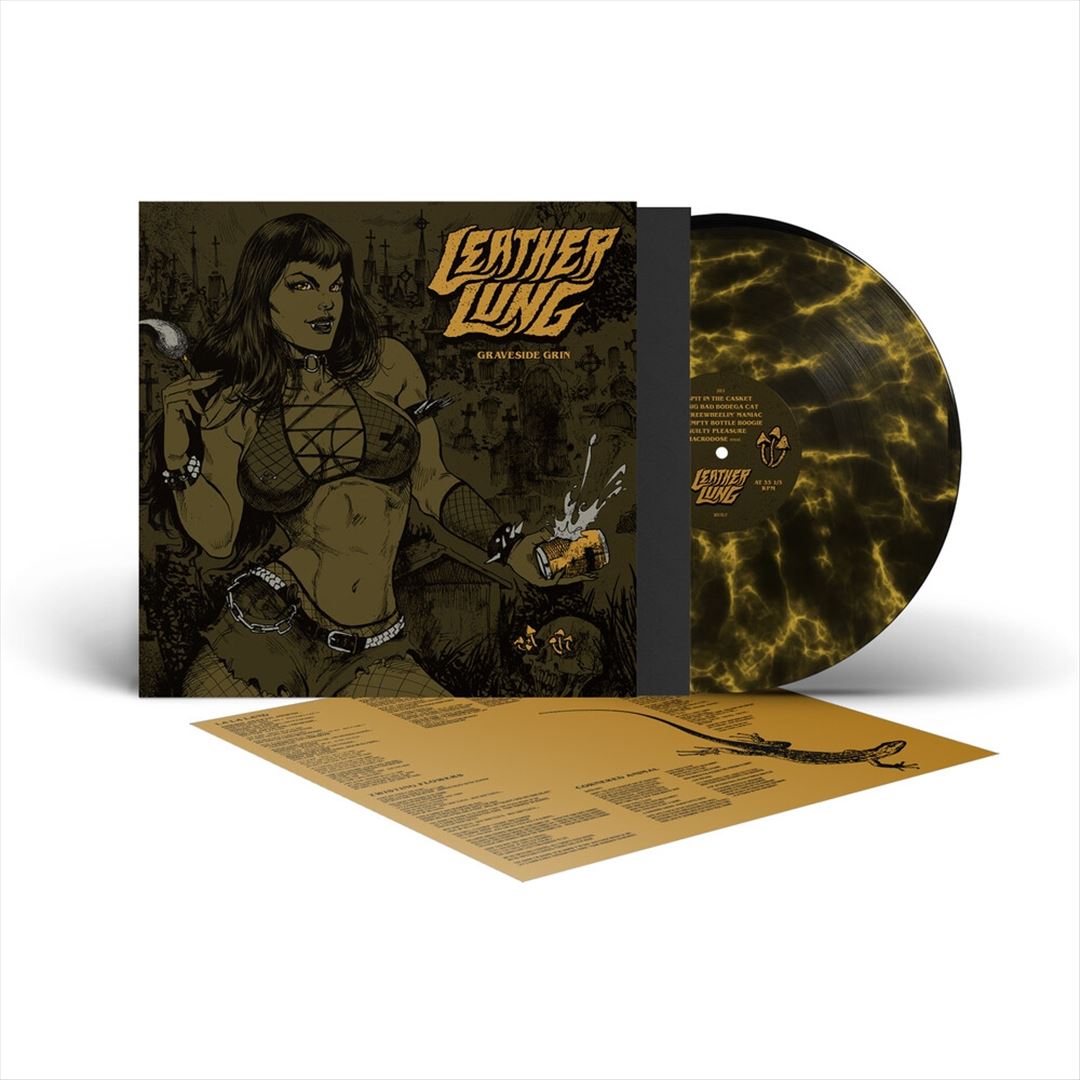 Graveside Grin [Black And Yellow Marble Vinyl] cover art