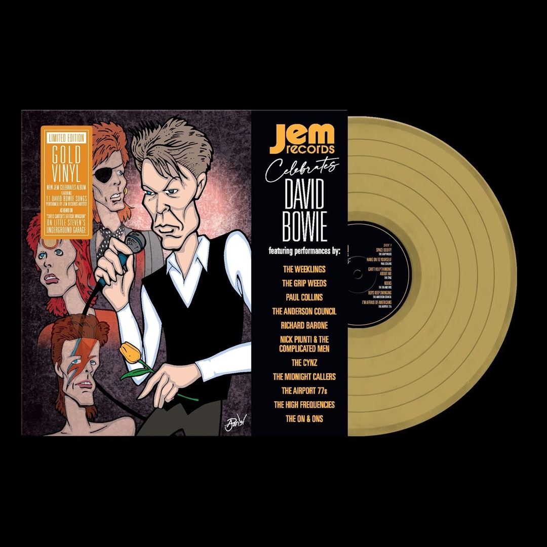 Jem Records Celebrates David Bowie cover art