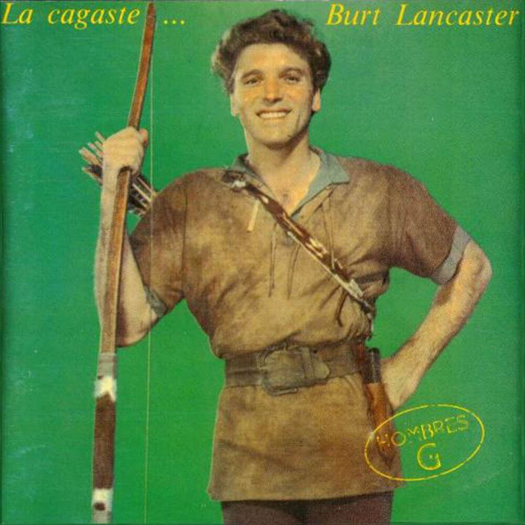 Cagaste...Burt Lancaster cover art