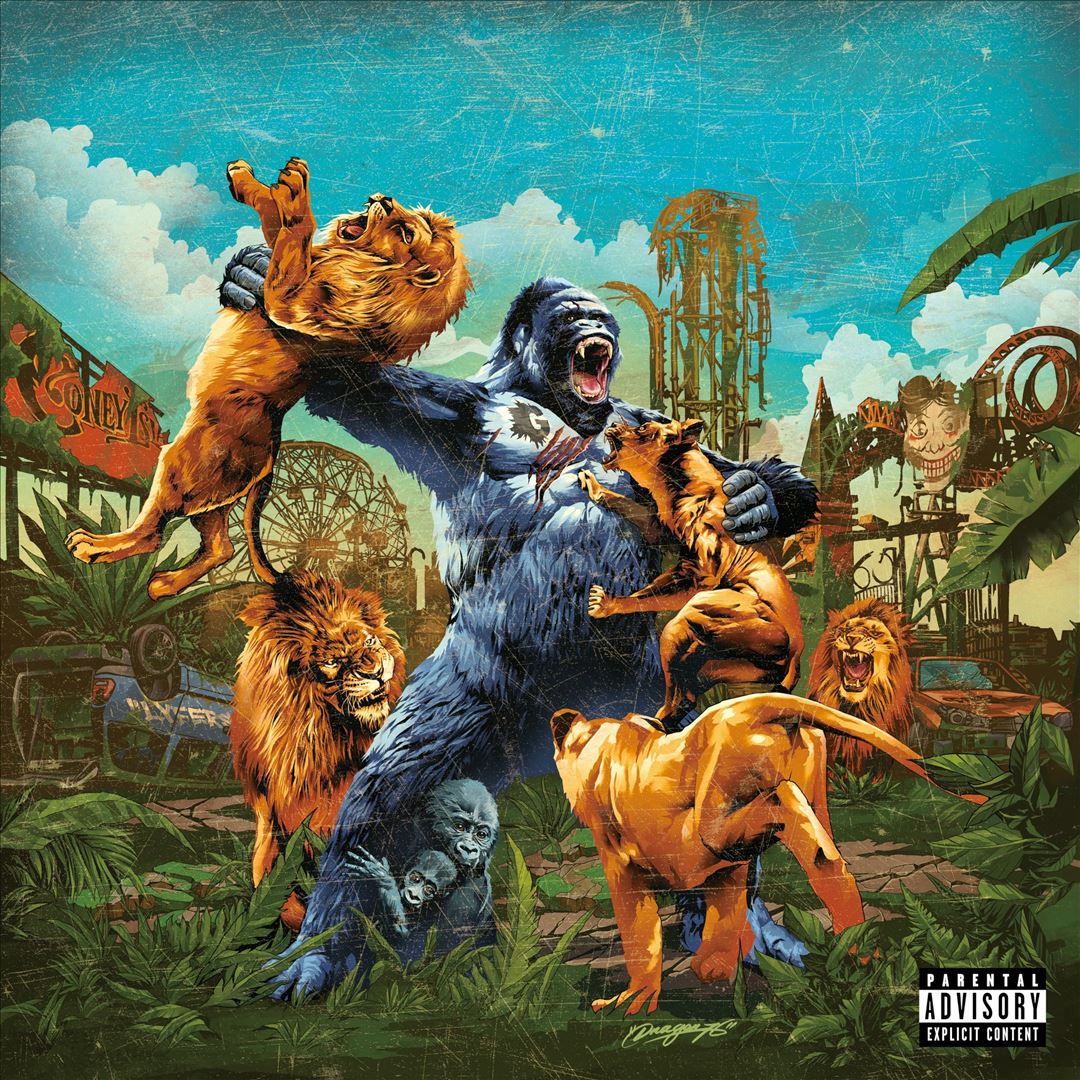 RISE OF THE SILVERBACK [Gray Marble LP] cover art