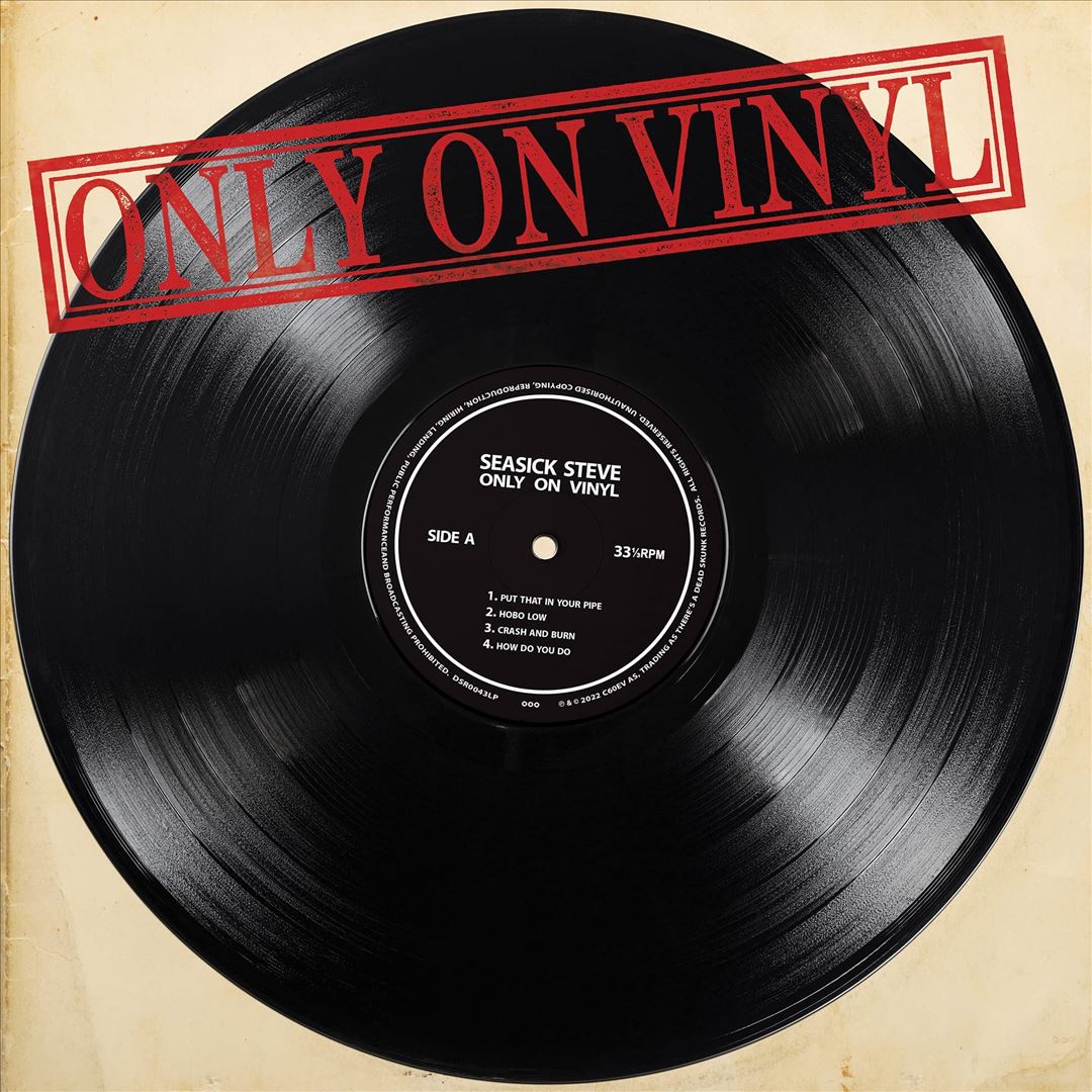 Only on Vinyl cover art