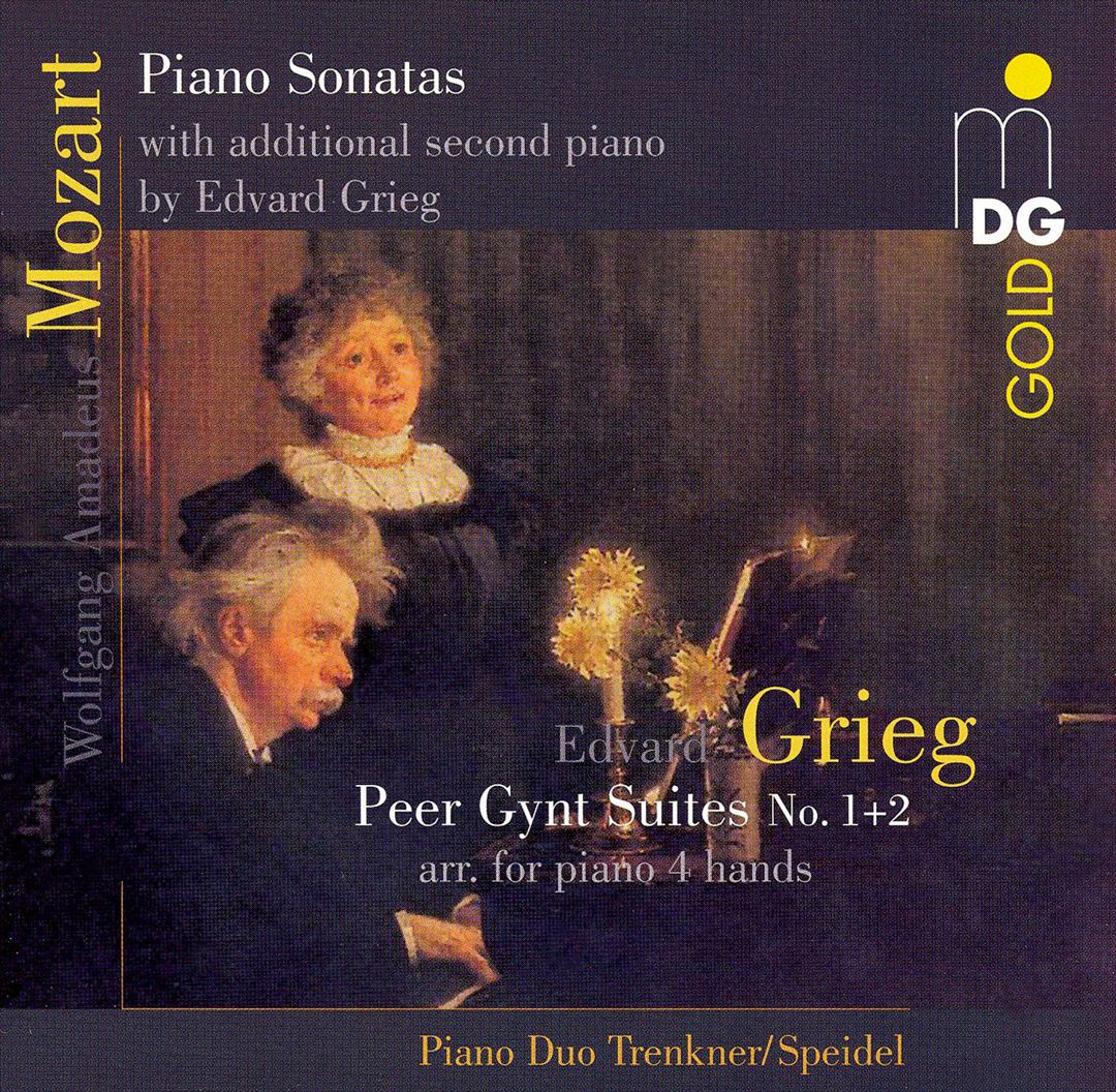 Mozart: Piano Sonatas with additional second piano; Grieg: Peer Gynt Suites Nos. 1 & 2 cover art