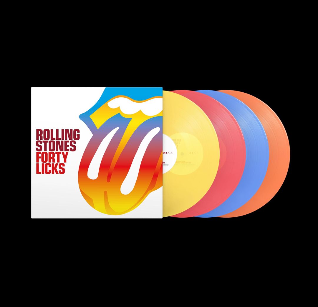 Forty Licks [180g Transparent Multicolor 4 LP] cover art