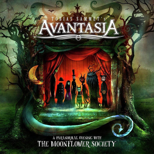 A Paranormal Evening with the Moonflower Society (black in gatefold incl. 4p booklet) cover art