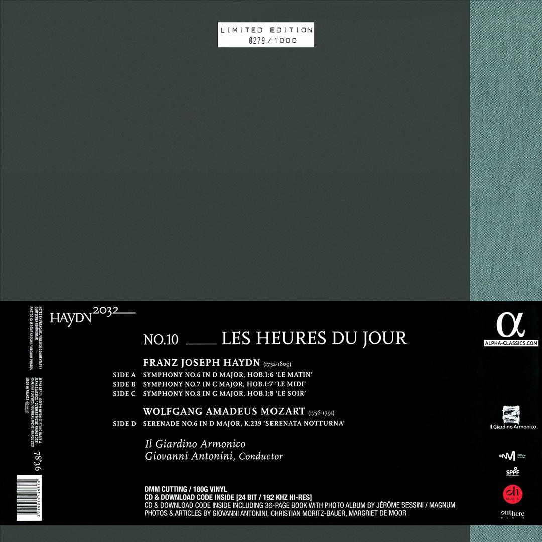 Haydn 2032, No. 10: Les Heures du Jour cover art