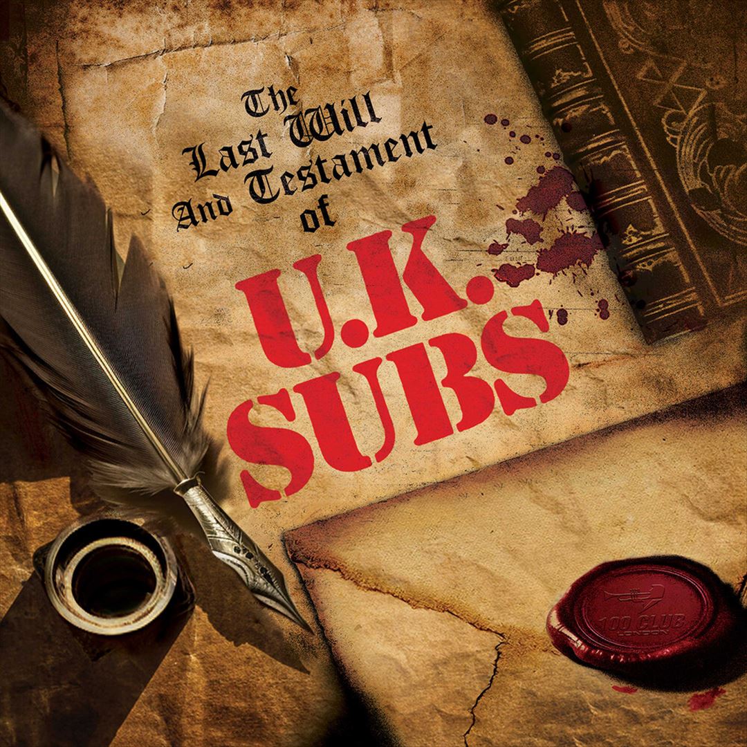 Last Will & Testament of Uk Subs cover art