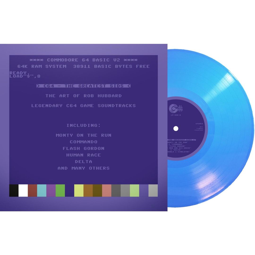 C64 Greatest Sids: The Art of Rob Hubbard [Limited to 100 Handnumbered Edition] [Light Blue Vinyl] cover art