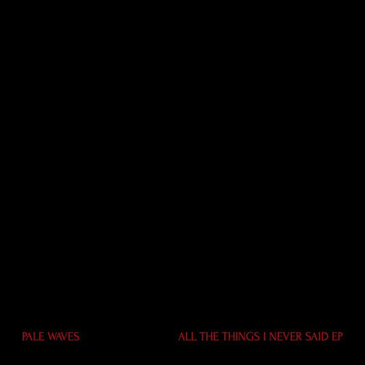All the Things I Never Said cover art