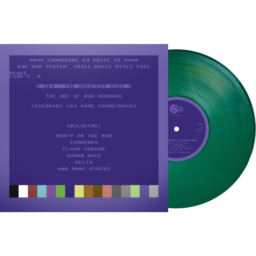 C64 Greatest Sids: The Art of Rob Hubbard [Limited to 100 Handnumbered Edition Green Vinyl] cover art