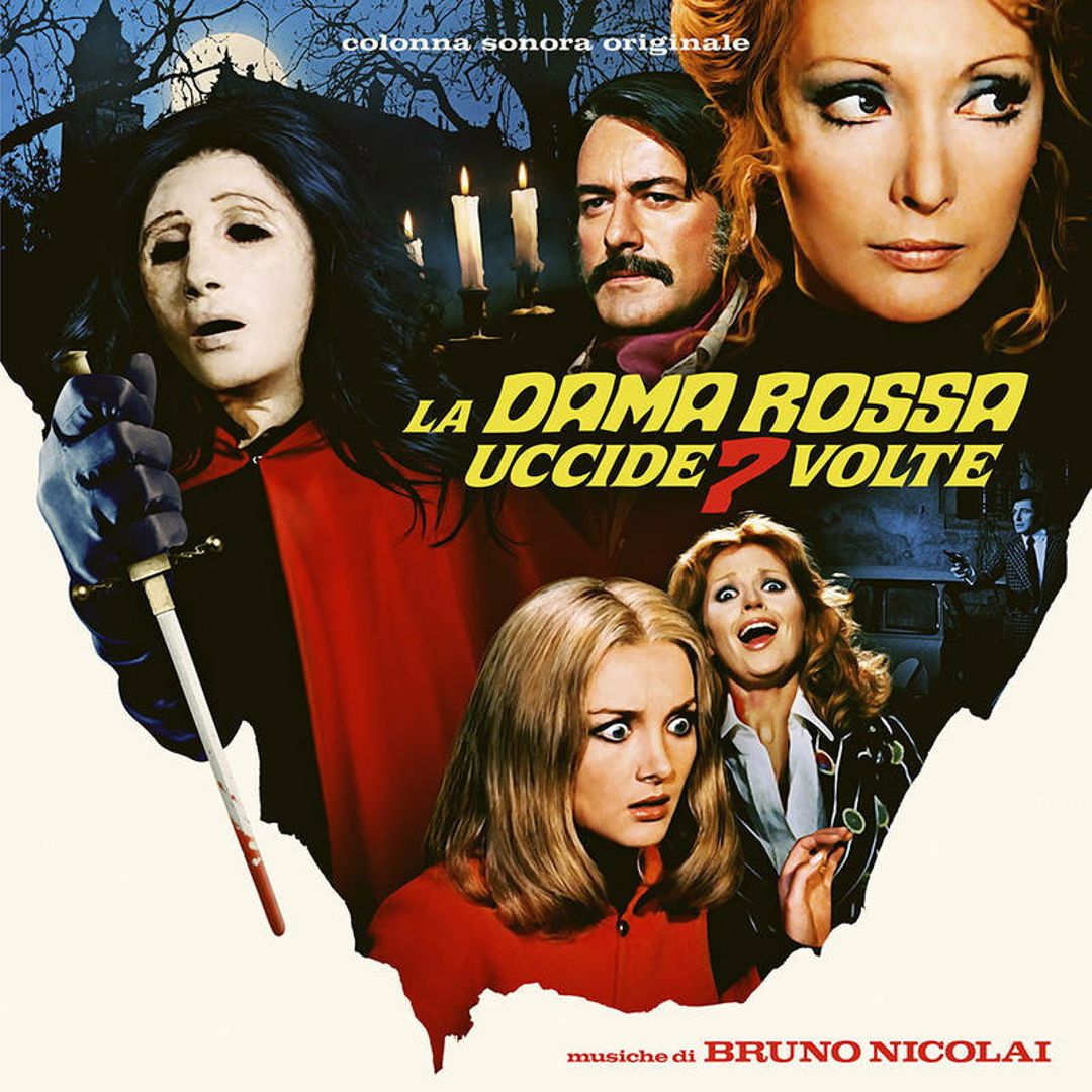 dama rossa uccide sette volte [Original Motion Picture Soundtrack] [Blood Red 2 LP] cover art