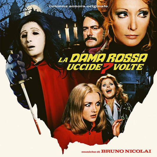 dama rossa uccide sette volte [Original Motion Picture Soundtrack] [Blood Red 2 LP] cover art
