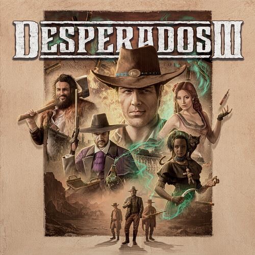 Desperados III [Original Soundtrack] (Red & Black Splatter Vinyl) cover art