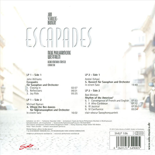 Escapades cover art