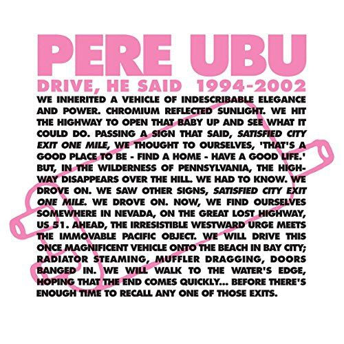 Drive He Said 1994-2002 cover art