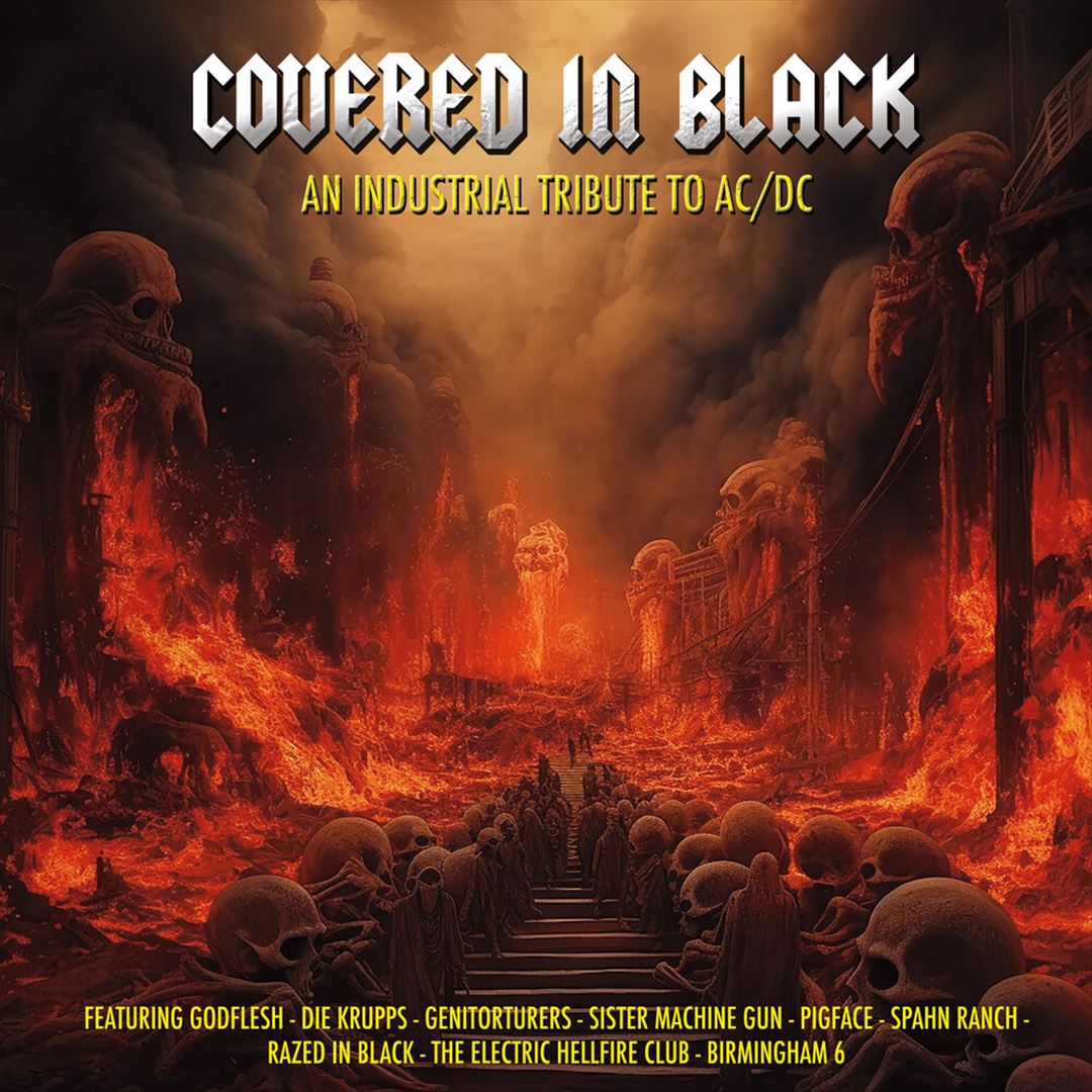 Covered in Black: An Industrial Tribute to the Kings of High Voltage AC/DC cover art