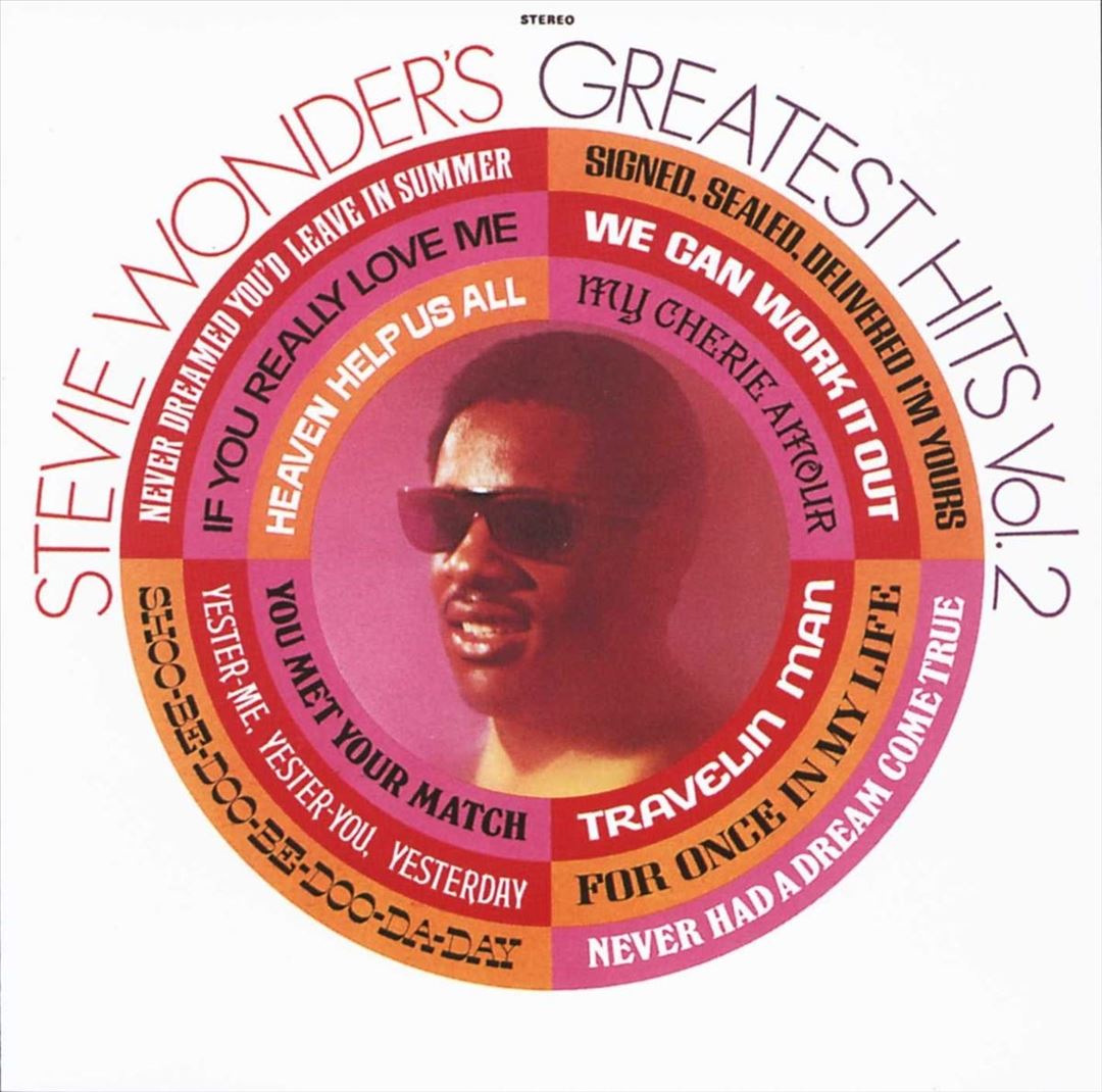 Stevie Wonder's Greatest Hits Vol. 2 [Braille Cover LP] cover art