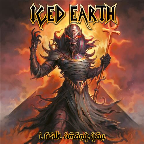 Hellrider/I Walk Among You [Red/Yellow/Orange Vinyl] cover art