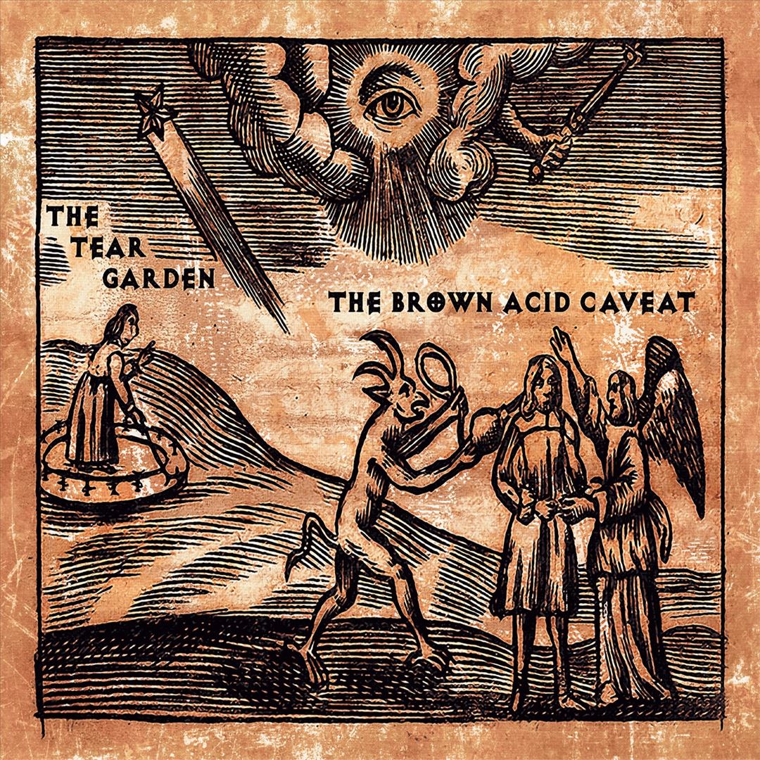 The Tear Garden - The Brown Acid Caveat (Limited Edition Tangerine Vinyl) [LP] cover art