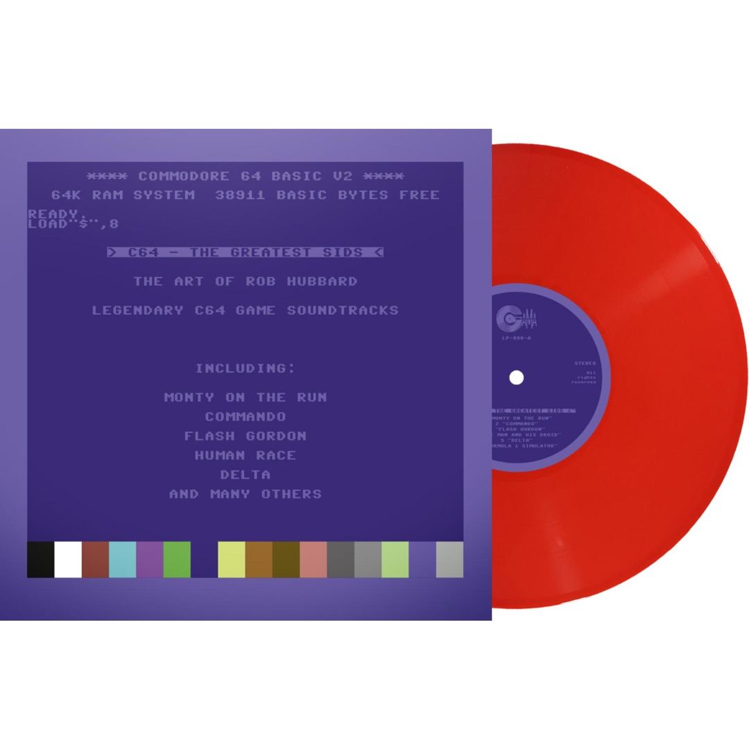C64 Greatest Sids: The Art of Rob Hubbard [Limited to 100 Handnumbered Edition Red Vinyl] cover art
