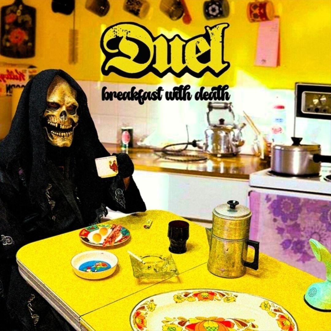 Breakfast with Death [Transparent Yellow with Black/Red Splatter Vinyl] cover art