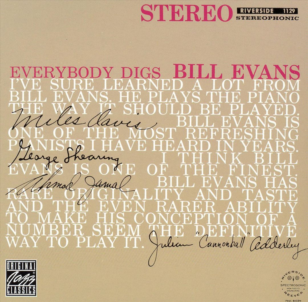 Everybody Digs Bill Evans cover art