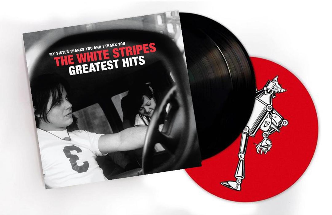 White Stripes Greatest Hits [LP + Red Slipmat] cover art