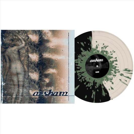 Ashen Skies - Half Black/Half Bone W/Army Green cover art