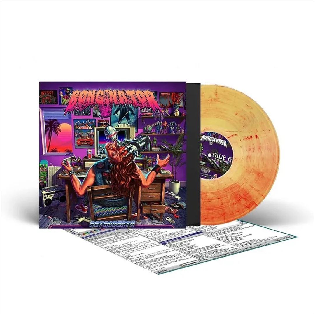 Retrodeath [Translucent Yellow & Red Marbled Vinyl] cover art