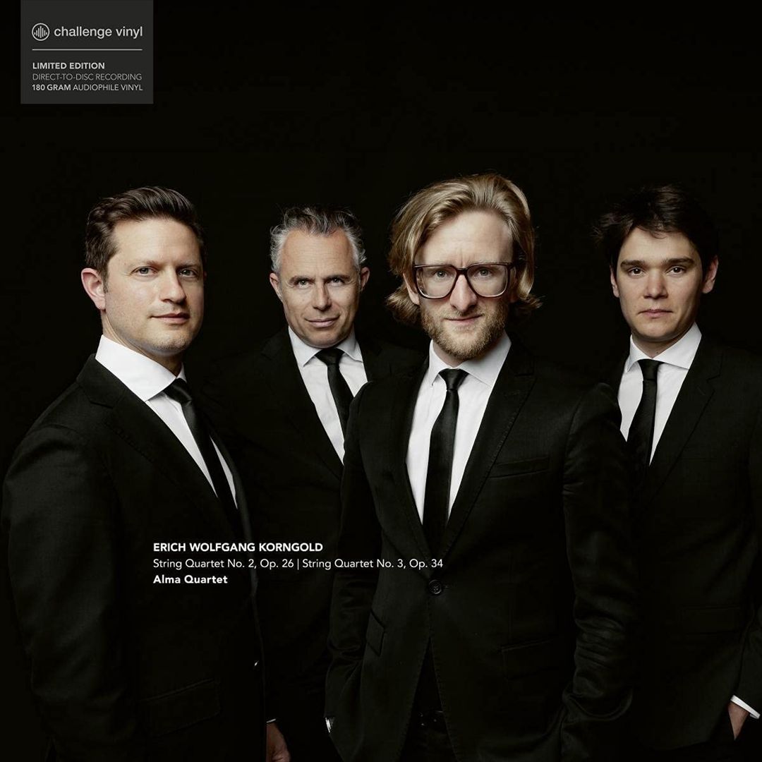 Erich Wolfgang Korngold: String Quartet No. 2, Op. 26; String Quartet No. 3, Op. 34 cover art