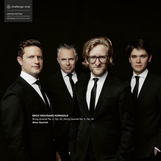 Erich Wolfgang Korngold: String Quartet No. 2, Op. 26; String Quartet No. 3, Op. 34 cover art