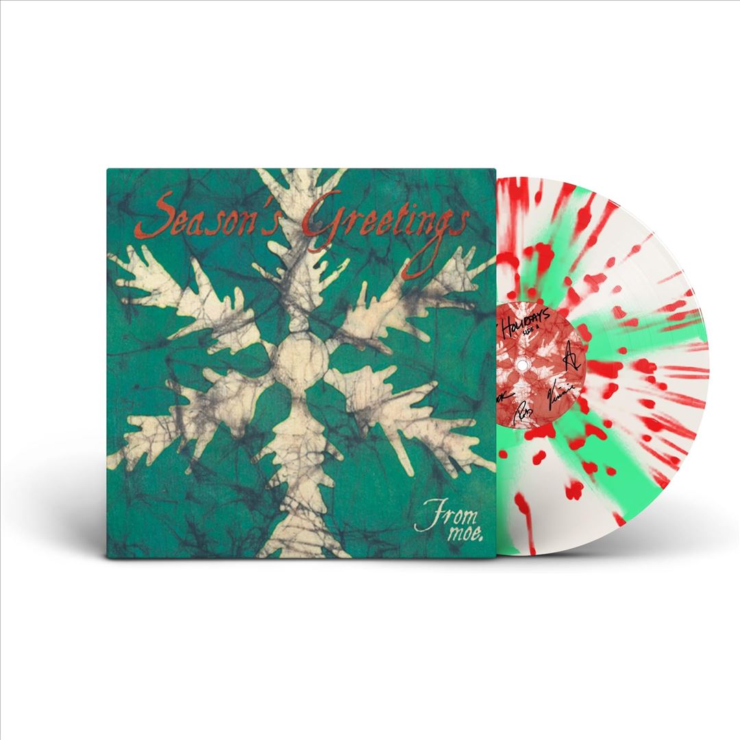 Season's Greetings from moe. [Red/White/Green Pinwheel LP] cover art