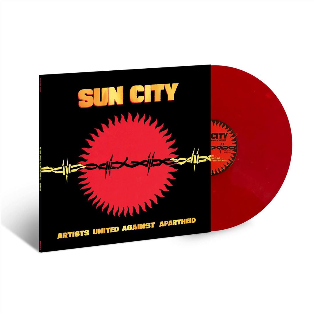 Sun City: Artists United Against Apartheid [Red/Yellow Swirl LP] cover art