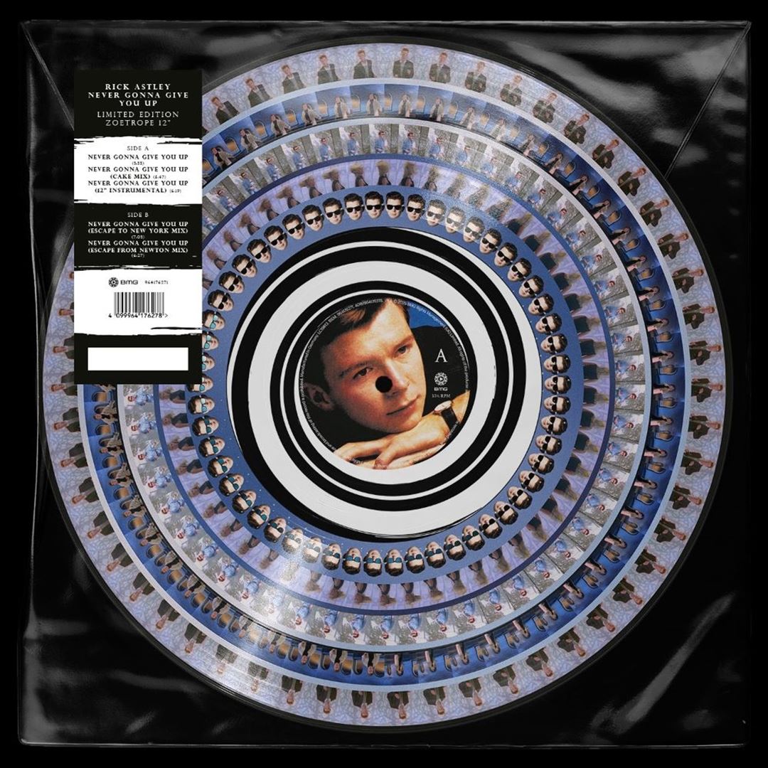 Never Gonna Give You Up [Zoetrope 12" Single] cover art