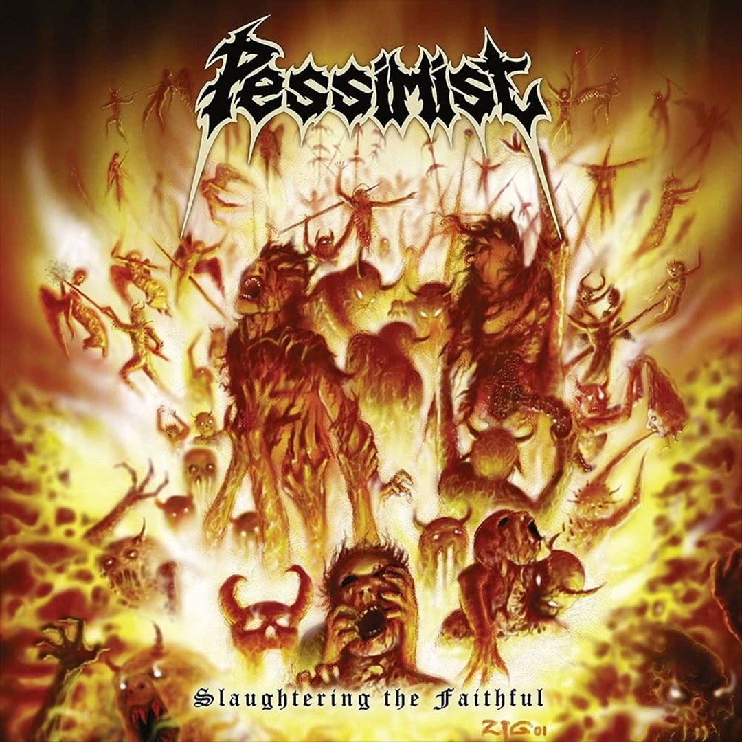 Slaughtering the Faithful [Yellow Flame Vinyl] cover art