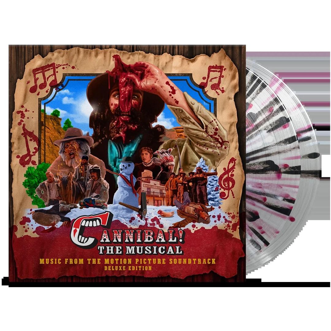 Cannibal! The Musical [LTD Gatefold Clear W/ Red, White & Black Splatter Vinyl] cover art