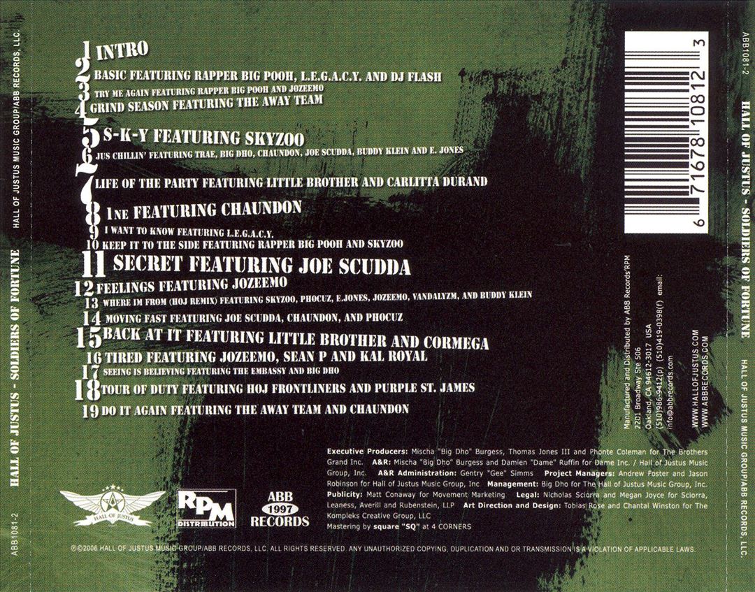 Soldiers of Fortune cover art