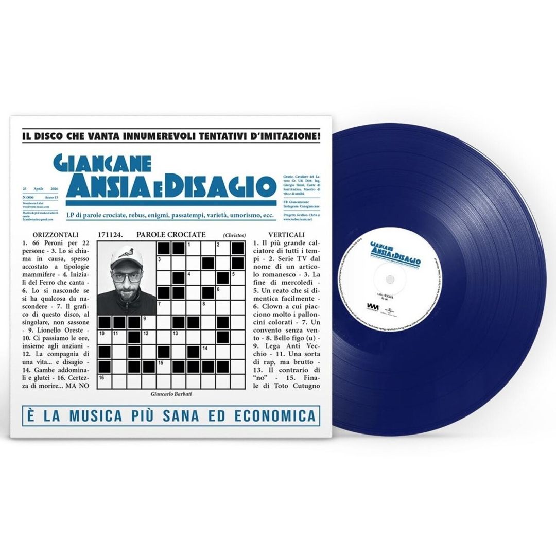 Ansia E Disagio [Blue Vinyl] cover art