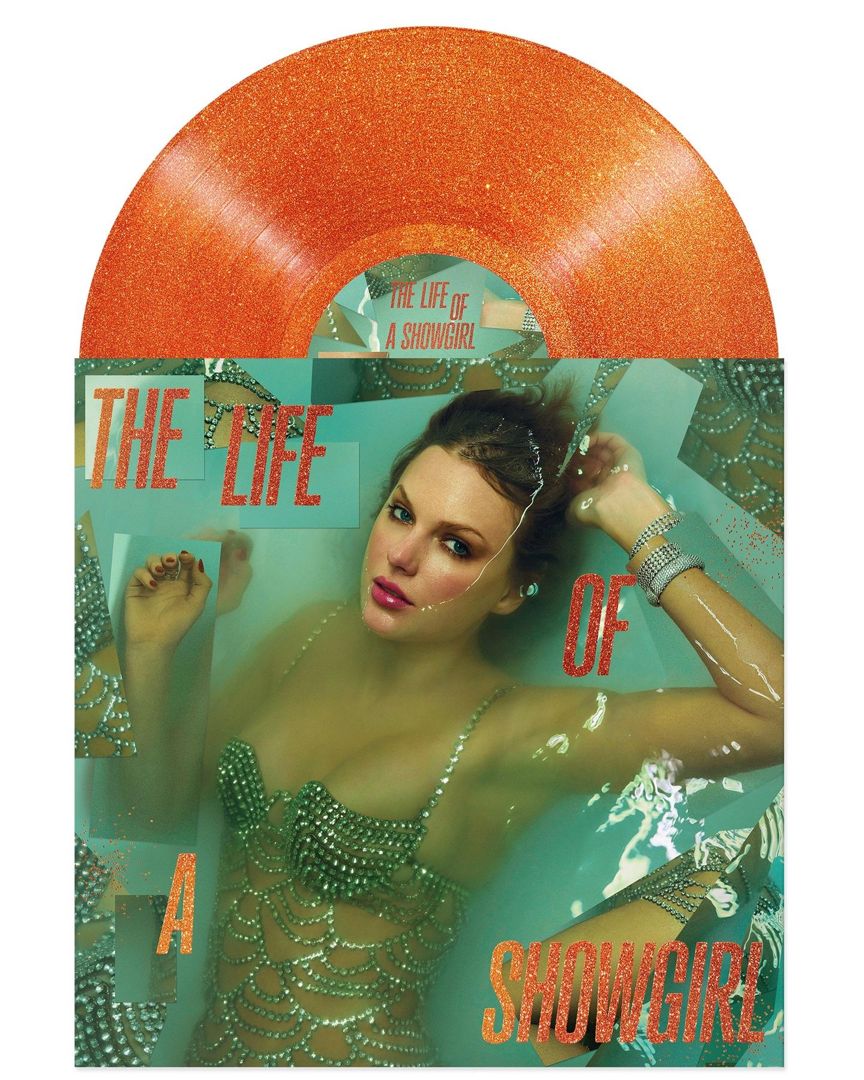 Life of a Showgirl [Sweat and Vanilla Perfume Portofino Orange Glitter Vinyl] cover art
