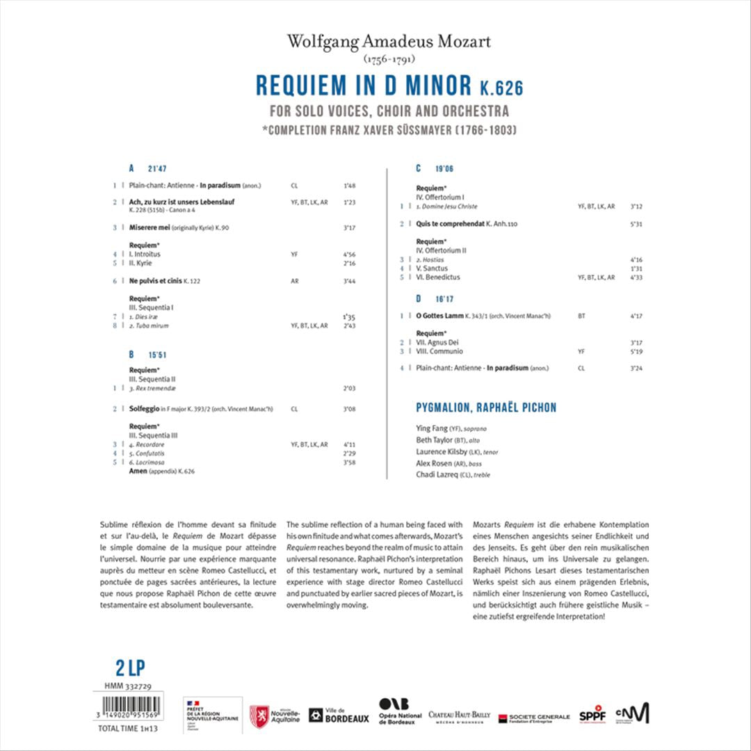 Wolfgang Amadeus Mozart: Requiem cover art