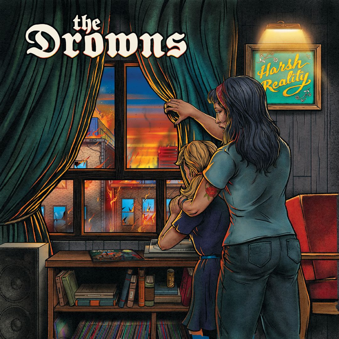 The Drowns - Harsh Reality [LP] cover art