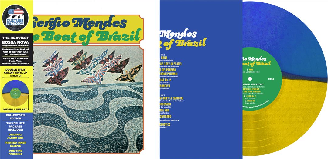 Beat of Brazil [Translucent Blue & Yellow Vinyl] cover art