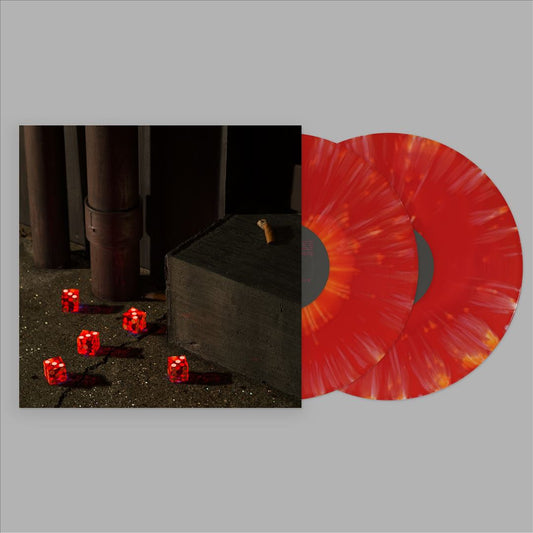 Five Dice, All Threes [Red and Orange Splattered Vinyl] cover art