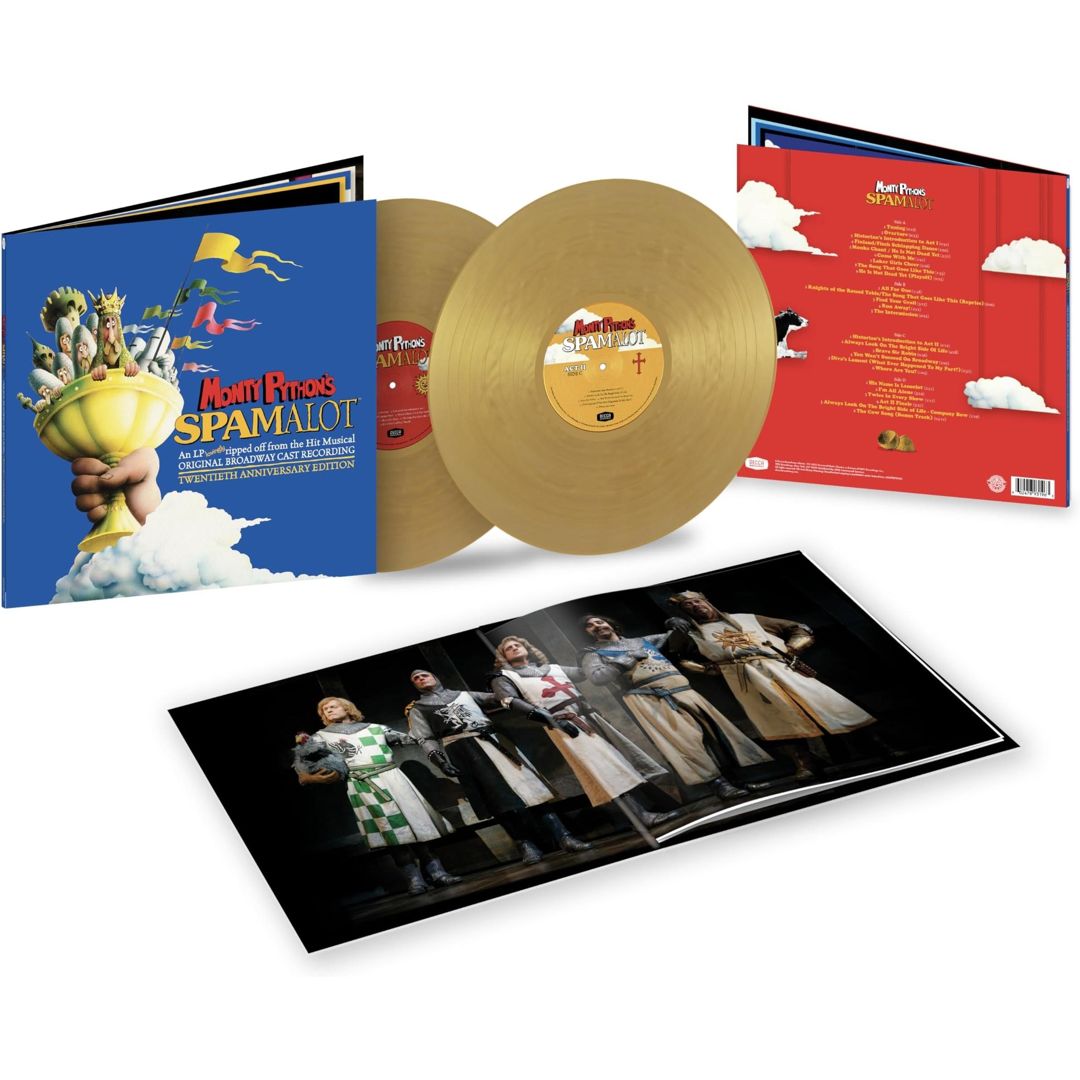 Spamalot [Original Cast Recording] [20th Anniversary Edition] [Holy Grail Gold 2 LP] cover art