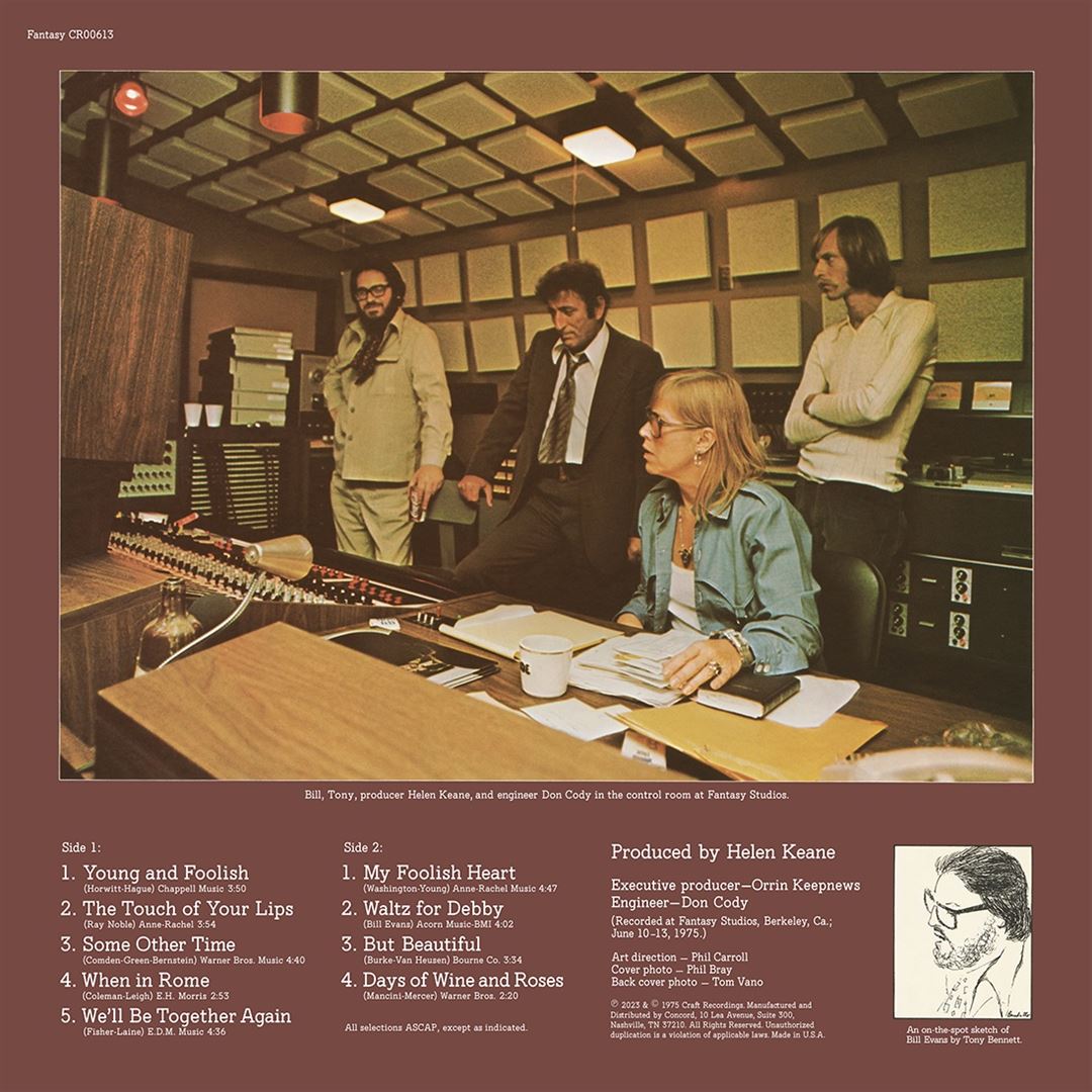 Tony Bennett Bill Evans Album  [Original Jazz Classics Series] cover art