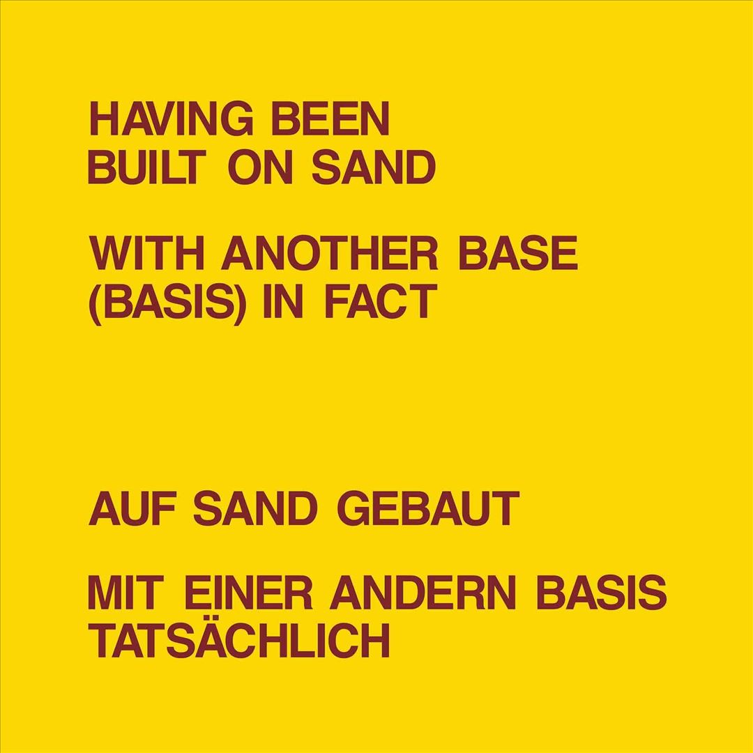 Having Been Built on Sand cover art