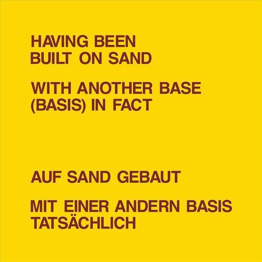 Having Been Built on Sand cover art