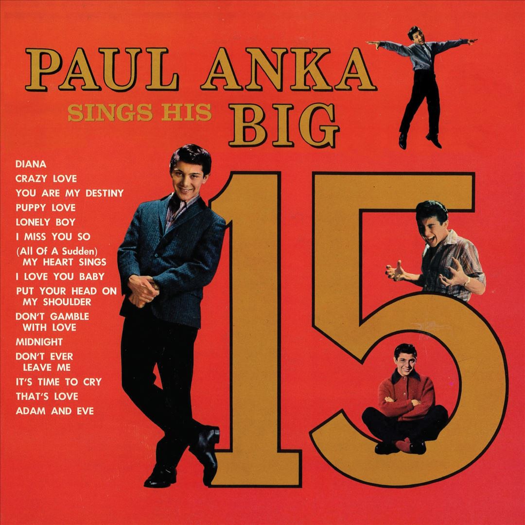 Paul Anka Sings His Big 15 [Gold Vinyl] cover art