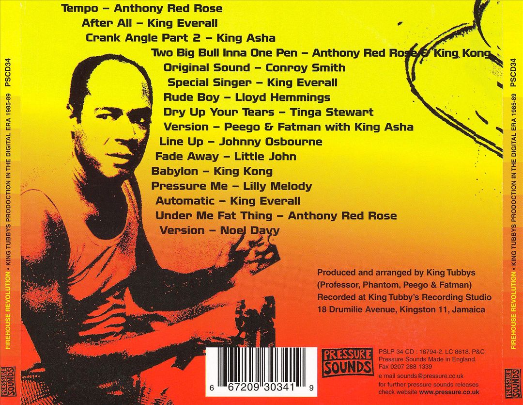 Firehouse Revolution: King Tubby's Productions on Digital cover art
