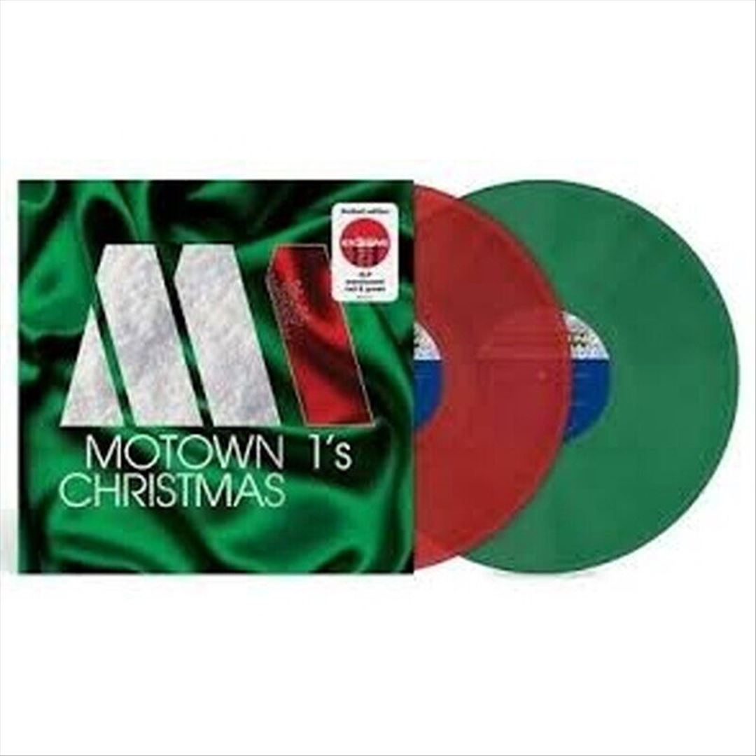 Motown Christmas 1's [Transparent Red/Green 2 LP] cover art