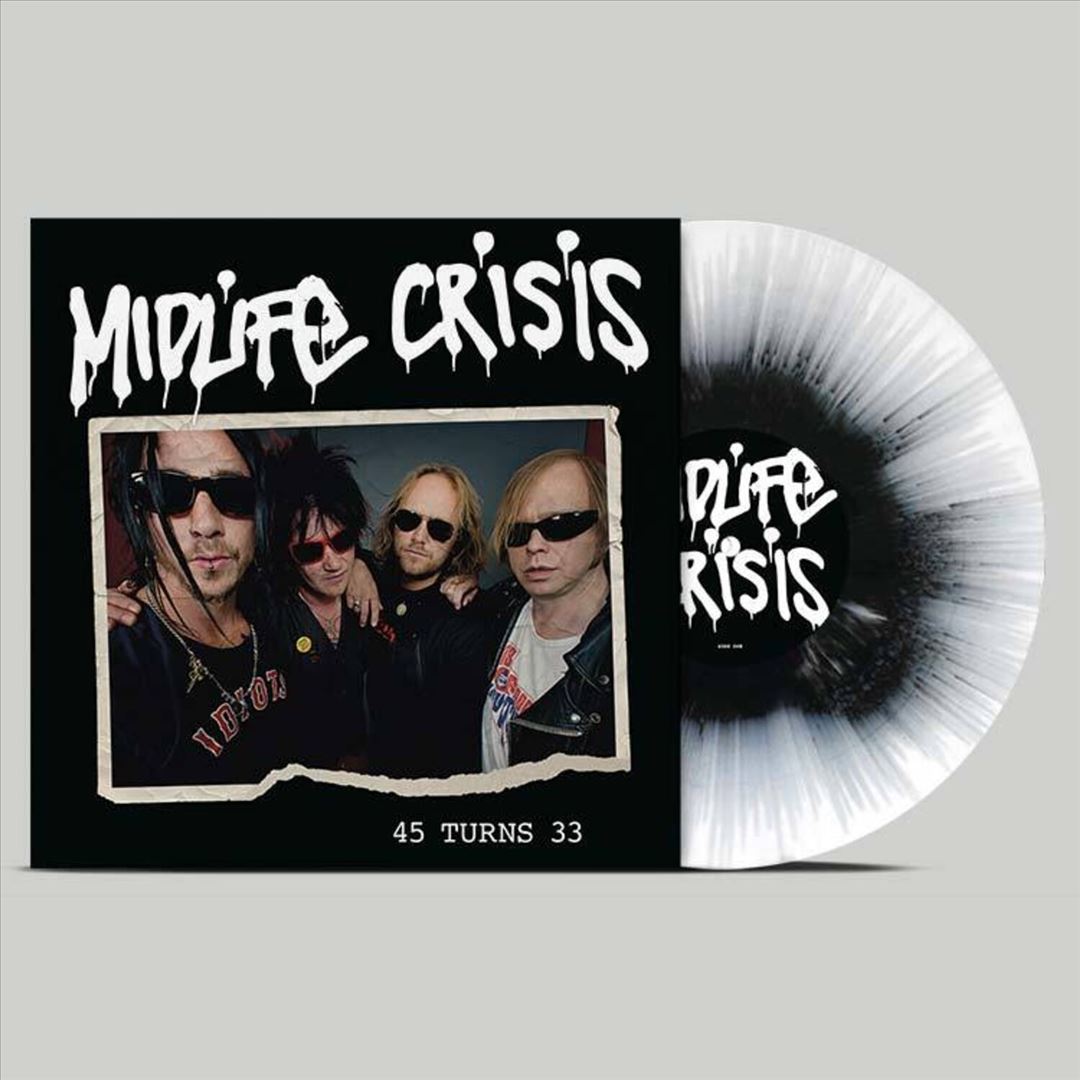 45 Turns 33 [Black & White Splatter Vinyl] cover art